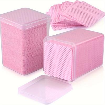 Lot de 200 lingettes non pelucheuses pour enlever le vernis à ongles en gel, lingettes nettoyantes pour colle à ongles, tampon magique Solft