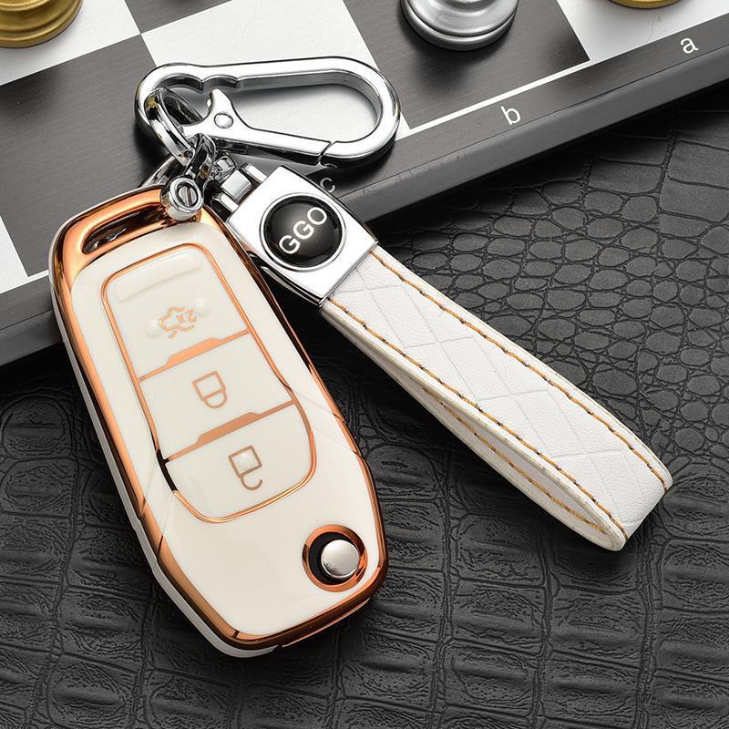 Ford Key Case for Classic Focus, Escort, Edge, Mondeo, Kuga, EcoSport