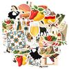 35pcs-100pcs Cultural Spain Stickers Vibrant Culture Travel Stickers Food Stickers For Notebook Luggage Mobile Phone Cup