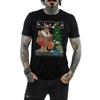 The Flintstones Mens Christmas Fair Isle T-Shirt