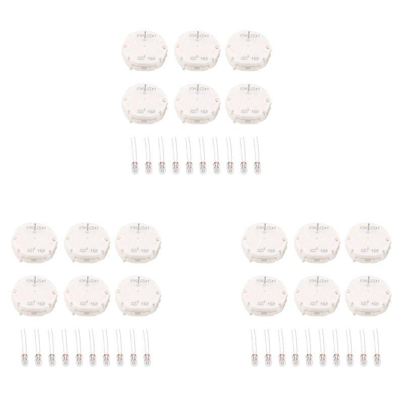 ABJI-GM Stepper Motor Repair Kit - X27 168 - (18 Motor Kit + 30Pcs Bulbs) Fits All 03-06 Chevy Silverados, Tahoes, Yukons