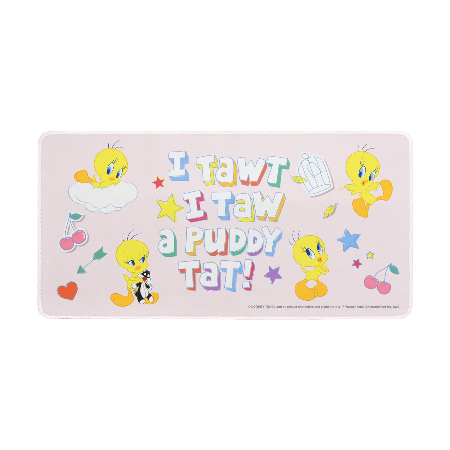 Gourmandise Looney Tunes Desk Mat Pink LTS-58PK