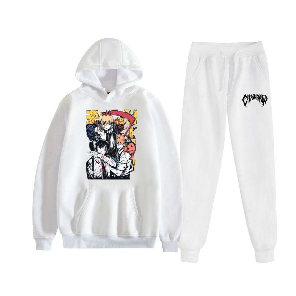 Chainsaw Man Chainsaw Man Anime Loose Hooded Sweater Set Hoodie Spot