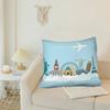 1 Stück Weltstädte Reise Rom Sydney Paris Dubai Kissenbezug Mode Quadratischer Kissenbezug Schlafzimmer Sofa Raum Ins Dekoration Freizeit