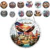 Acrylic Puzzle Can Be Hung Doors, Gardens, Indoor And Outdoor Decoration.Acrylic Puzzles Suncatcher Window Hanging