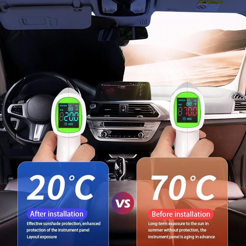 Osłona przeciwsłoneczna na przednią szybę samochodu Osłona przeciwsłoneczna Osłona przeciwsłoneczna Szyba przednia Składana Do Mercedes Benz AMG A B C E G CLA W211 W203 W204