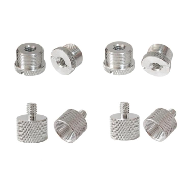 8 Stück Mikrofonständer Adapter 5/8 auf 1/4 auf 3/8 Schraubadapter für Mikrofonständer Klemme Mikrofonständer Halter Adapter