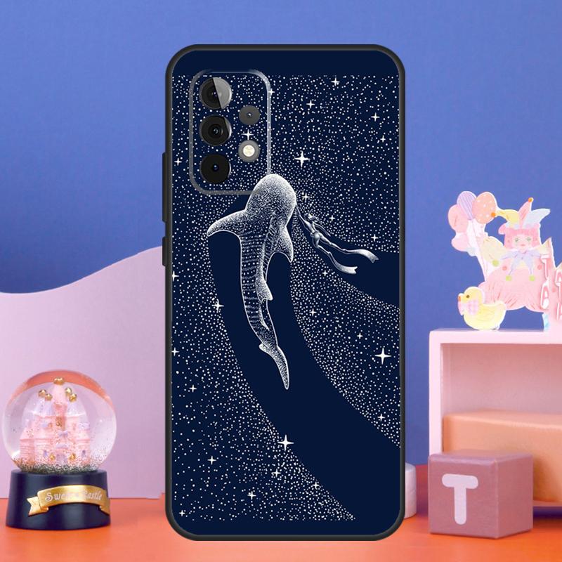

Starry Orca Whale Shark Case For Samsung Galaxy A17 A06 A16 A26 A36 A56 A55 A35 A15 A32 A52 A13 A33 A53 A14 A34 A54 Samsung A06
