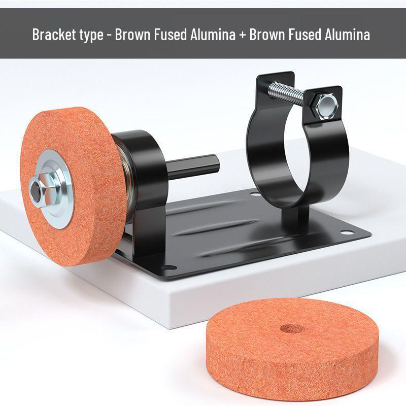 Compact Household Knife Sharpener and Polishing Machine with Sanding Wheel and Hand Drill Conversion Bracket