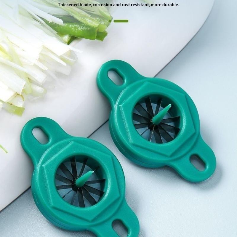Green Onion Shredder With Sharp Stainless Steel Blades Water Spinach Slicer Non Slip Handle For Home Kitchen Use