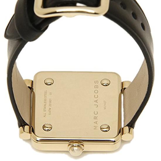 [Marc Jacobs] Marc Jacobs Vic Black Leather Watch MJ1437 Women's [Item]