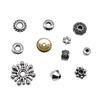 100pcs Antique Silver Color DIY Crafts Making Findings Handmade Metal Alloy Spacer Bead Charms For Jewelry Making