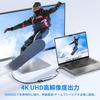 Hub with 4K HDMI Video PD 100W Fast USB Data and SD TF Card HDMI Type C Adapter for Working from No Setup Compatible with MacBook iPad Surface and
