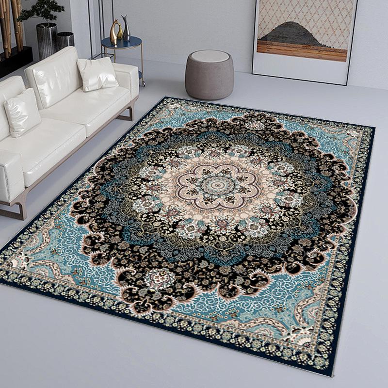 American Style Carpet Living Room Bedroom Bedside Carpet Foldable Carpet