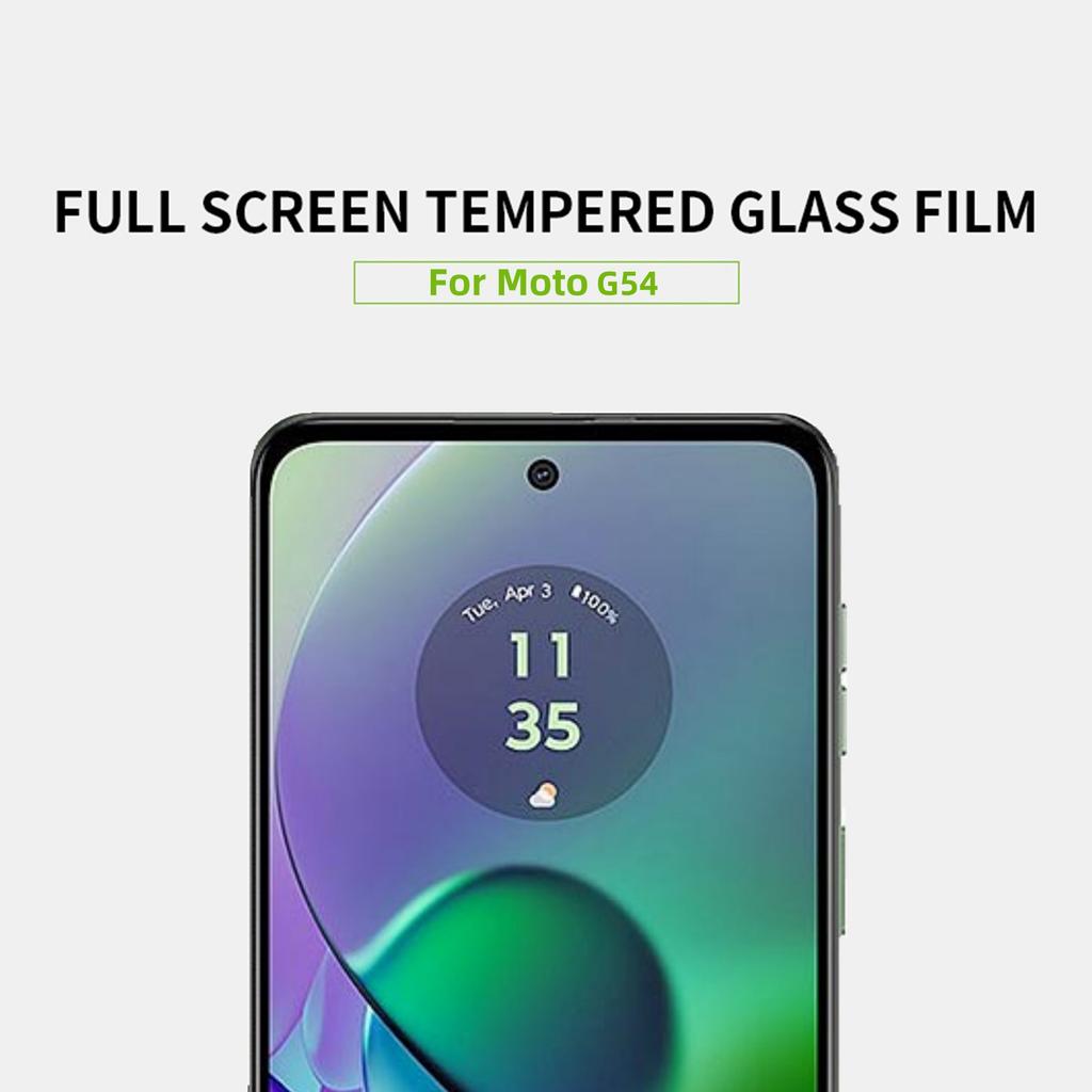 MOFI JK Tempered Glass Film Series-1 for Motorola Moto G54 5G Full Screen Protector Full Glue Film