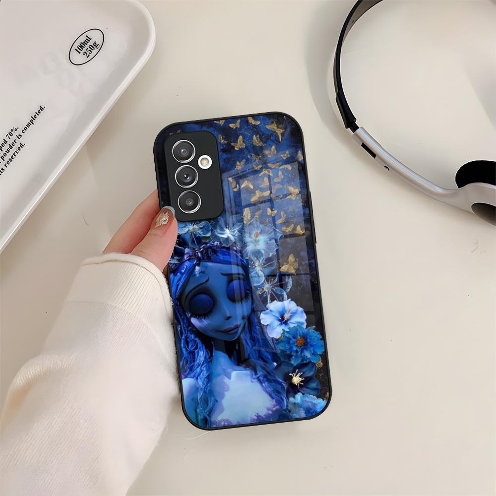 Corpse Bride Phone Case Glass For Samsung S24 S26 S23 S20 S25 S21 S22 Ultra Fe Plus A05 A06 A16 A26 A36 A56 Coque