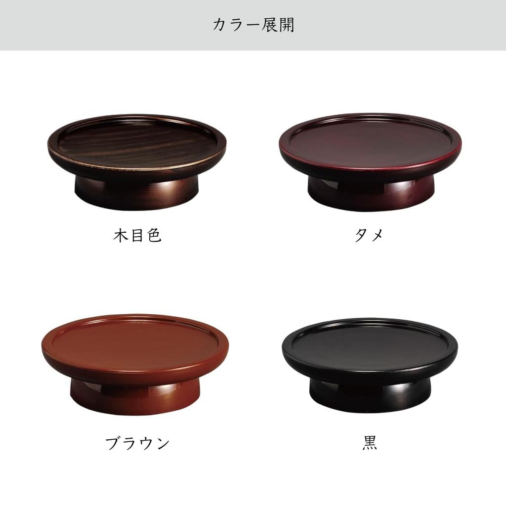 Sunmany Modern Buddhist Altar Offering Table, 3.0 Inches, Yamanaka Lacquerware, Made In Japan, Perfect for Buddhist Altars, Obon, and Memorial