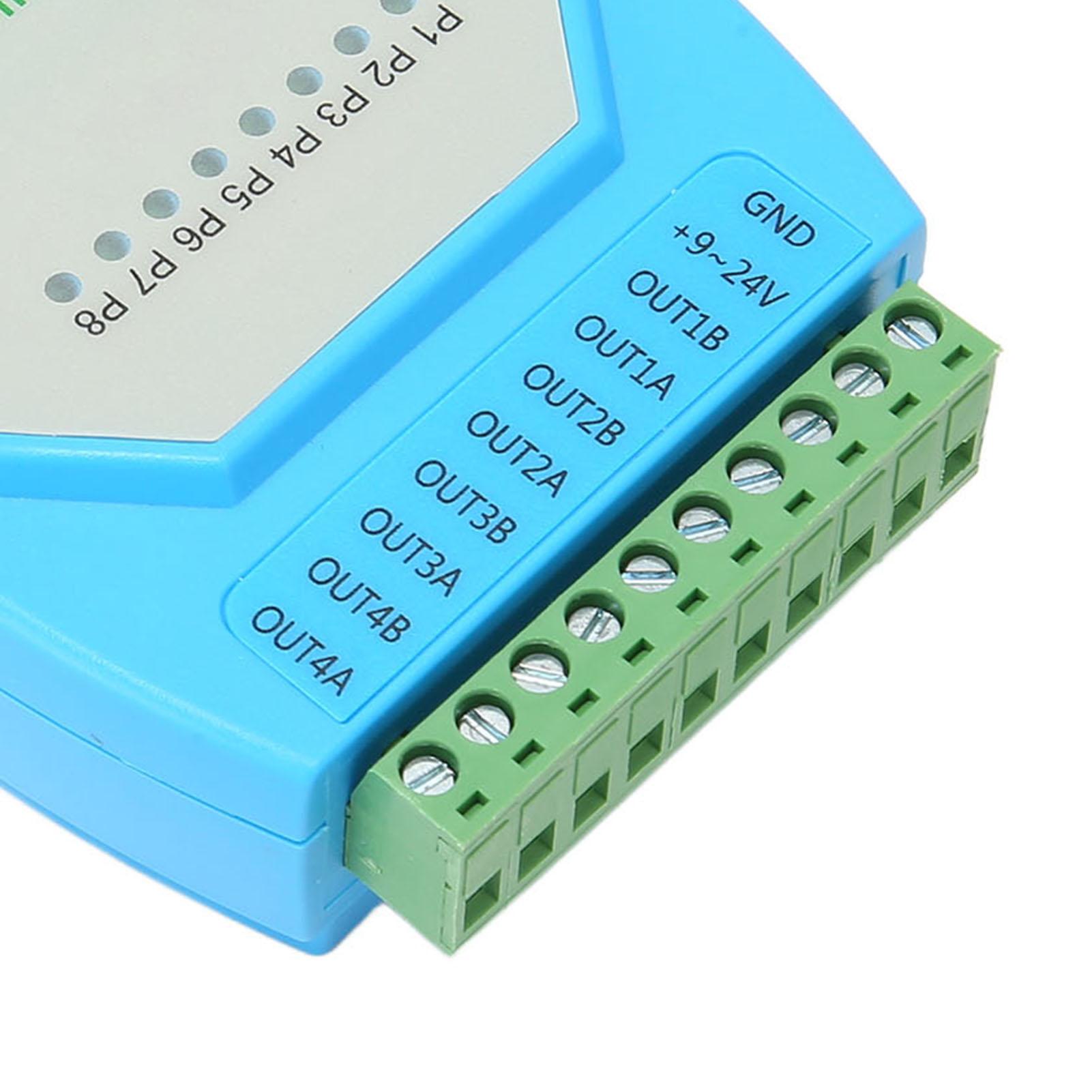 

RS485 Hub 8 Ports 300 to 460800bps 32 Nodes Self Adaptive Half Duplex Industrial RS485 Repeater for