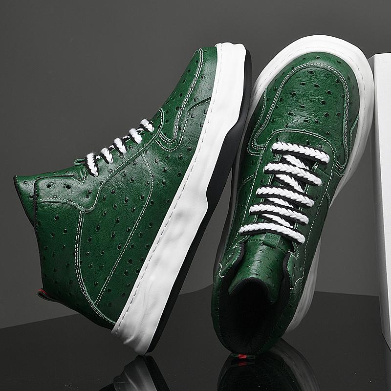 Módní Pánské Nízké Tenisky z Pravé Kůže Vysoké Kvality Pánské Pohodlné Základní Boty Pánské Šněrovací Ležérní Boty Klasické Skate Boty Pánské