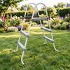 Above Ground Pool Ladder Stable Above-Ground Heavy-Duty for Families