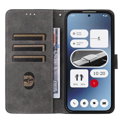 For Nothing Phone (2a) Plus/Phone (2a) Leather Case with Strap RFID Blocking Wallet Phone Cover