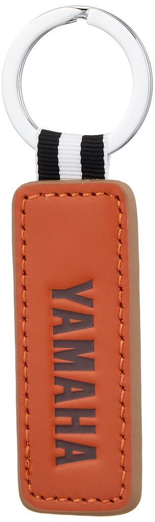 Yamaha Motor YAT23 Leather Keychain, Brown, 90792-K0071