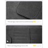 Car Sun Visor Suede Sunglasses Holder Multi-functional Card Holder Storage Pocket Car Interior Glasses Clip Car Accessories