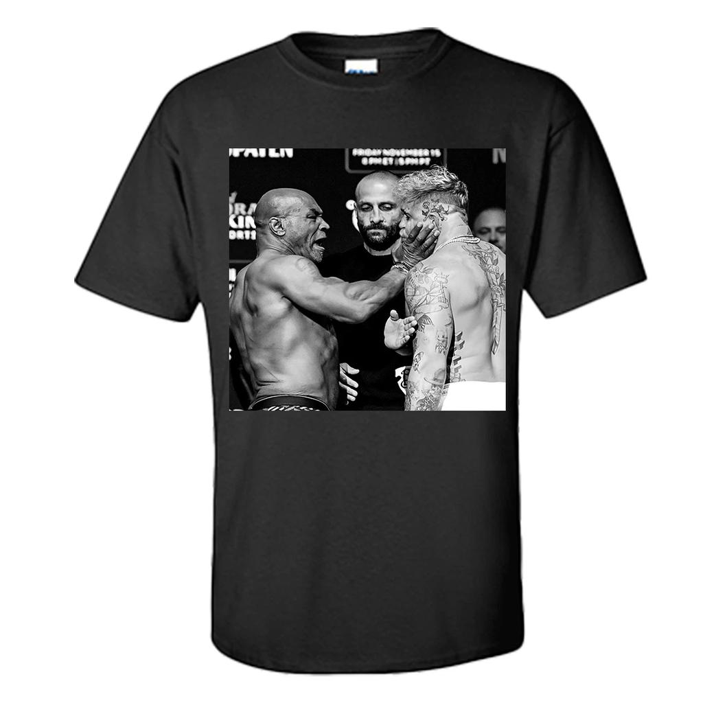 Mike Tyson T-Shirt Tyson schlägt Jake Paul Neues Paul vs. Tyson Grafik-Shirt S-XXXL