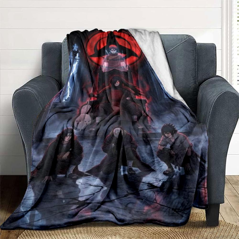Naruto Blanket Comfortable Great for Sofa Bed Livingroom Four Seasons Universal Modern Gifts For Family Or Friends
