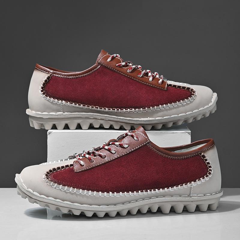 Zapatos de Hombre Estilo Británico Tendencia Zapatos Casuales Cómodos Zapatillas de Hombre para Exterior Mocasines Zapatos Planos de Hombre