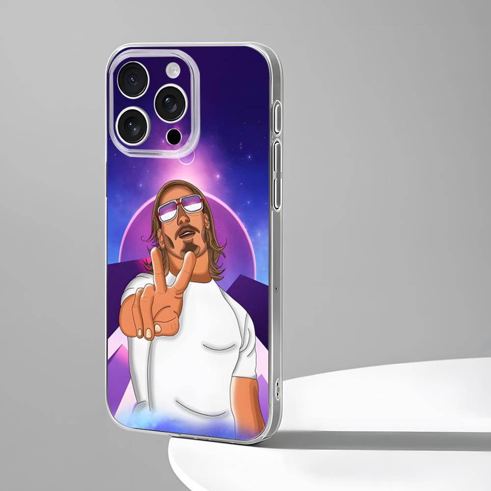PNL QLF Rapper Singer Phone Case New For IPhone 16 15 14 12 13 11 Pro Max Mini X XR XS Plus Black Silicone Transparent Cover