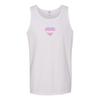 Transgender Pride Flag Herz - Pride Month LGBTQIA Liebe Identität Tanktop - Weiß