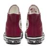Converse 1970s Love Graphic High Top Valentine's Day Love Anti-Slip Abrasion Resistant High Top Board Shoes Women's Burgundy