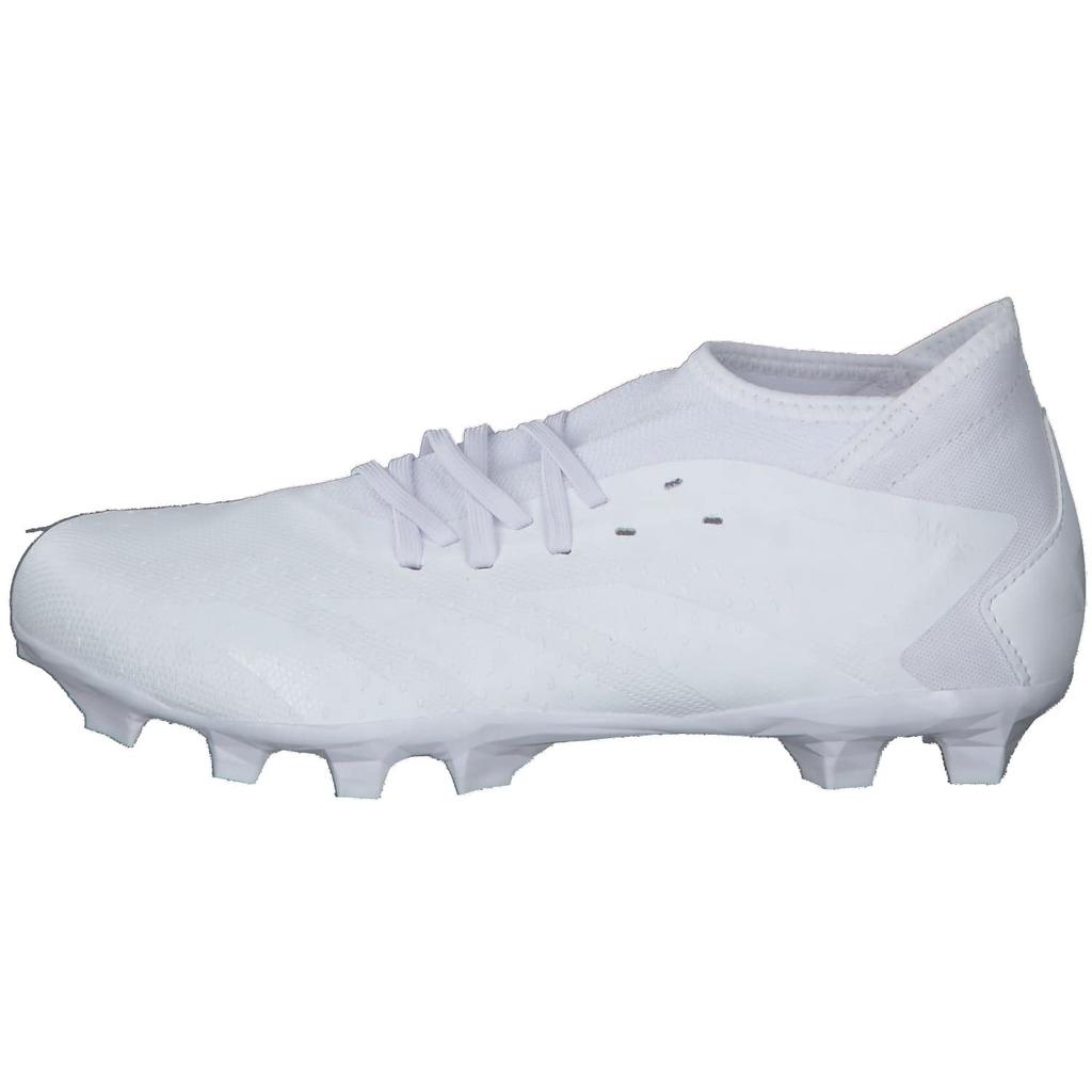 Adidas Predator LTC72 Soccer Footwear Black Size 2E Accuracy.3 HG/AG Cleats, White/Footwear White/Core (FZ6114), 25.0 Cm,