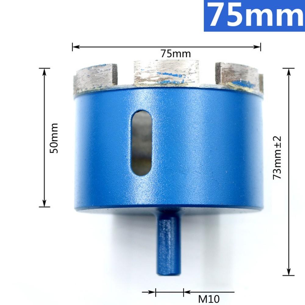 Protable Reliable Diamond Drill Core Bits Glass Hole Blue Coated Cutting