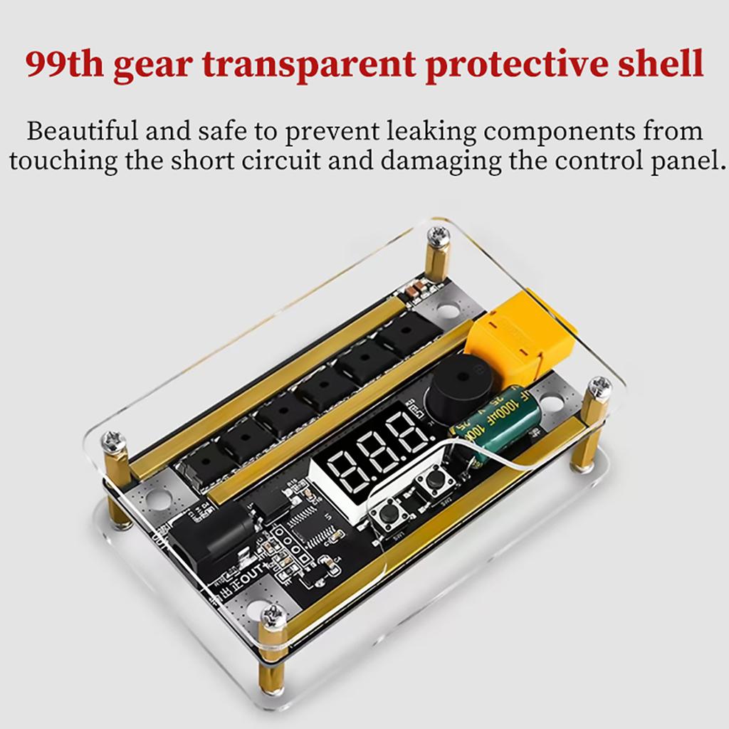 99 Gears of Power Adjustable Mini Spots Welding Machine Control Board for  acid Battery Model Ship Battery Car