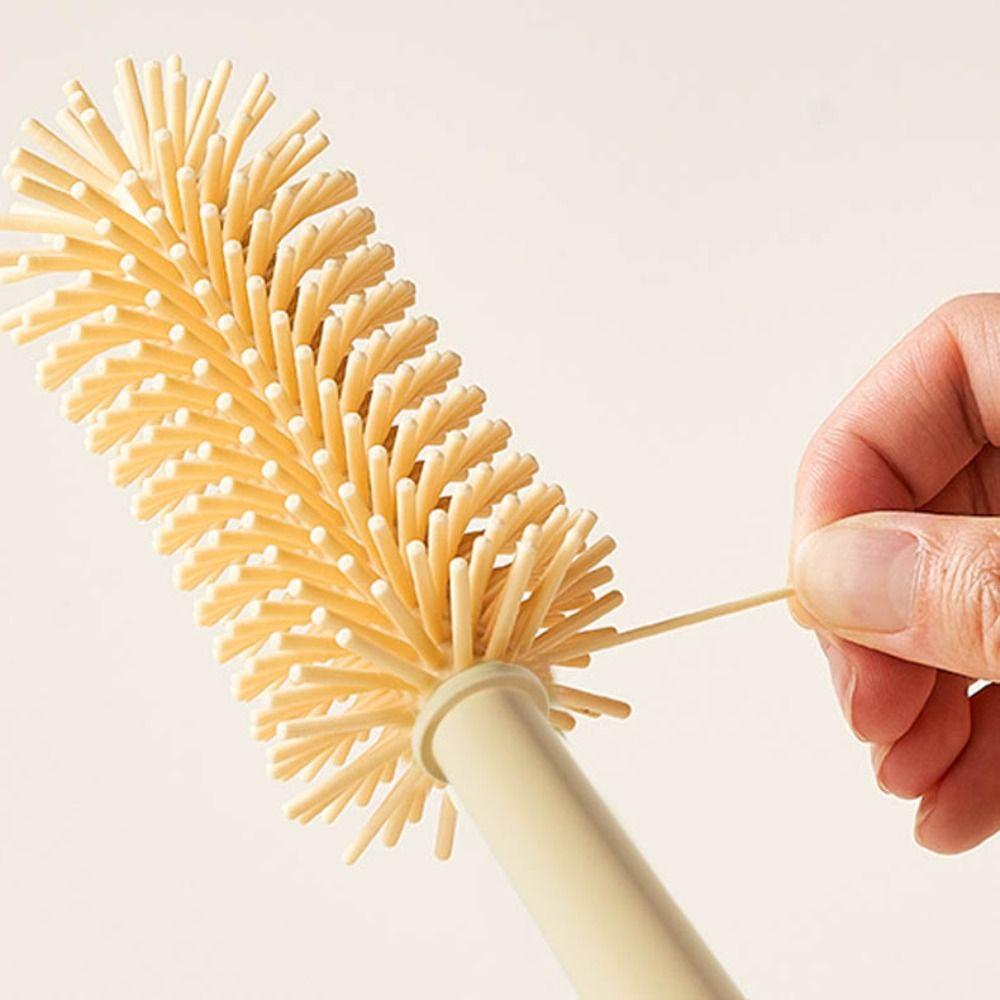 Multi-functional Cup Cleaning Brush Long Handle Glass Brush  Water Bottles Cleaner Tool