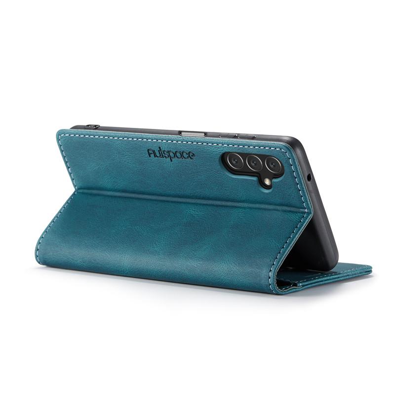 Etui portfelowe z klapką na karty z magnesem dla Samsung Galaxy Note 10 / Galaxy Note 10 Plus, luksusowe skórzane etui na telefon ze stojakiem