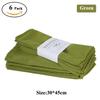 6PCS 30X45CM 12X18 Inch Light Purple Cloth Napkins Washable Reusable Table Placemat for Wedding Party Home Dining Table Decoration