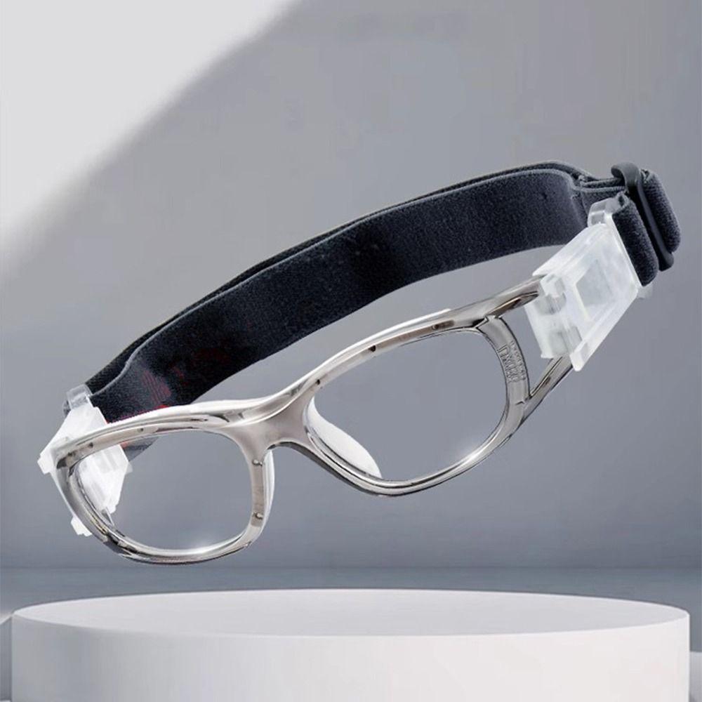 Clear Teenager Eye Protect Glasses Adjustable Strap Sport Protective Eyewear Football