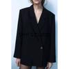 Women's Spring Clothing Old Money Style Lapel Long Sleeves Double Breasted Loose Casual Suit Jacket 2010719 2010738