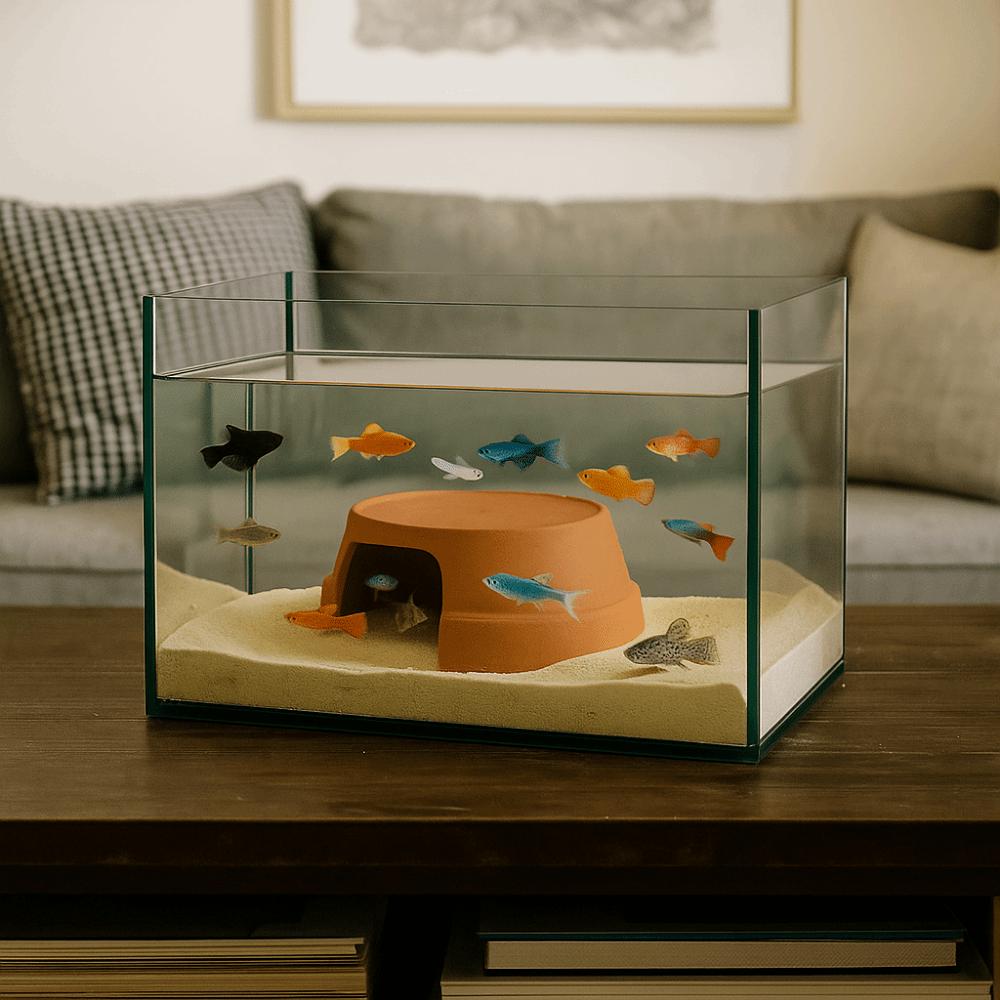 Entranc Turtle Hideout Decorative Reptile Caves Creative Reptile Terrarium  Aquarium Decoration