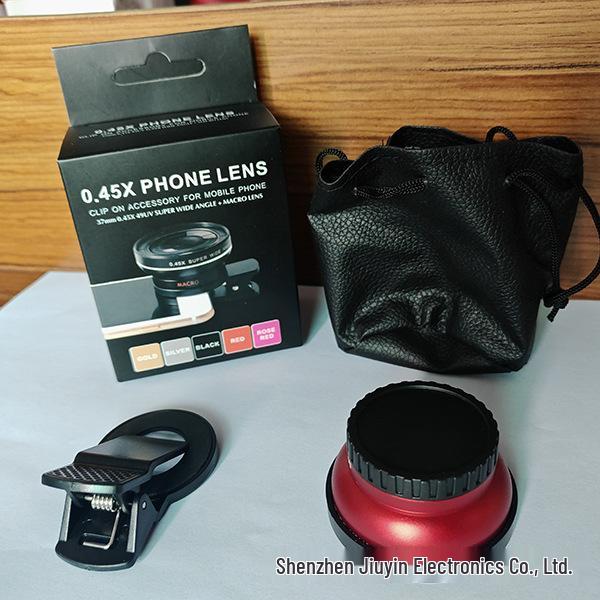 Universal 37MM 0.45X Super Wide Angle + Macro Mobile Phone Lens