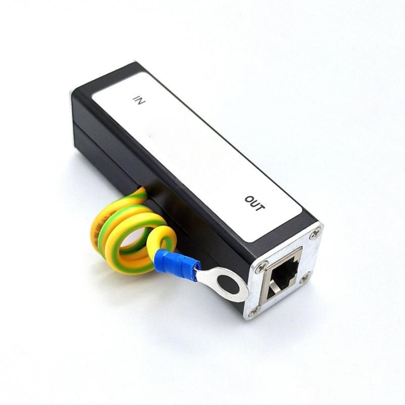 High Efficiency  Protections Ethernet Surge Protector for Networking Devices, Surge Protector for Cameras