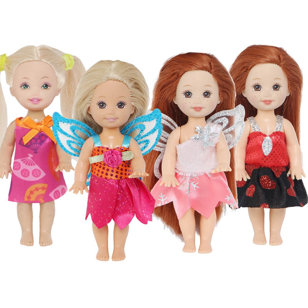 

4-дюймовая кукольная одежда, милые наряды для кукол для кукол Келли, аксессуары, платье, шорты, кукольный домик, игрушка
