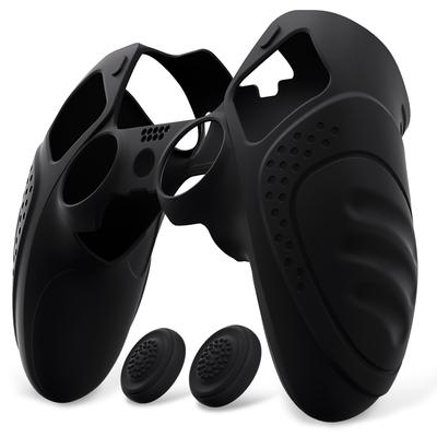 PlayVital Silikonhülle für PS5 Edge, weiche Gummi-Schutzhülle für PS5 Edge Wireless, inklusive Daumengriff Edition, rutschfester Controller,
