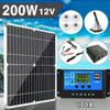 Kit Invertor și Panou Solar 6000W Încărcător Baterie 12V cu Controller 100A Generator Solar pentru Rulotă Sistem Grid 110V pentru Casă
