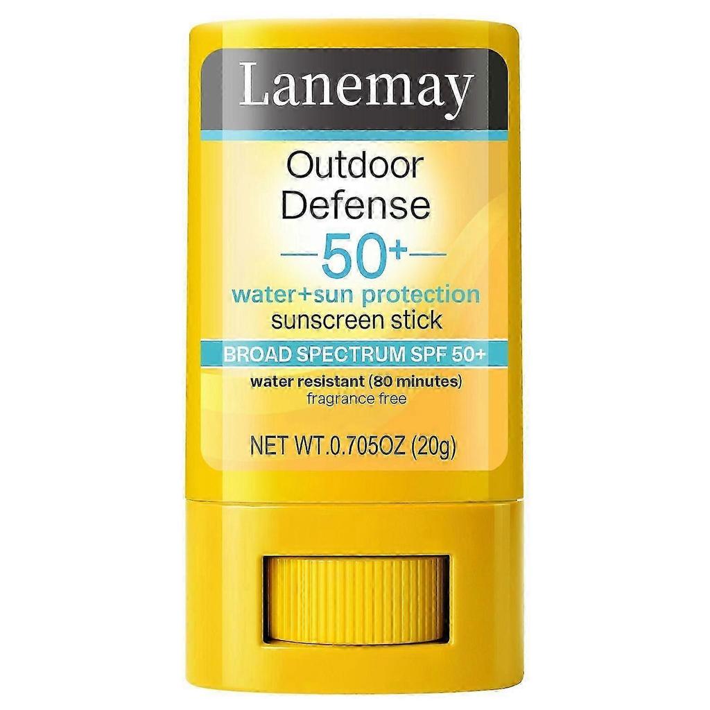 Beach Defense Sunscreen Stick SPF 50, Sunscreen for Face & Body, Lightwight Non Greasy Waterproof Sun Protection, Broad Spectrum SPF 50+, Travel Size
