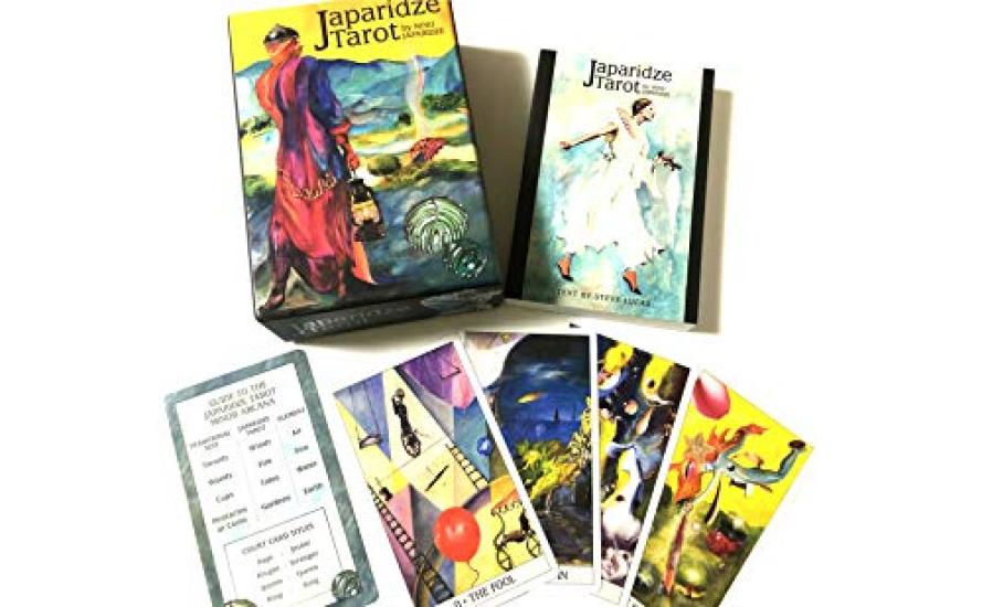 Tarot Japaridze 78 Tarot Japanese Instruction Manual Authentic I.I.J Cards, Tarot, Cards, Reading, Included,