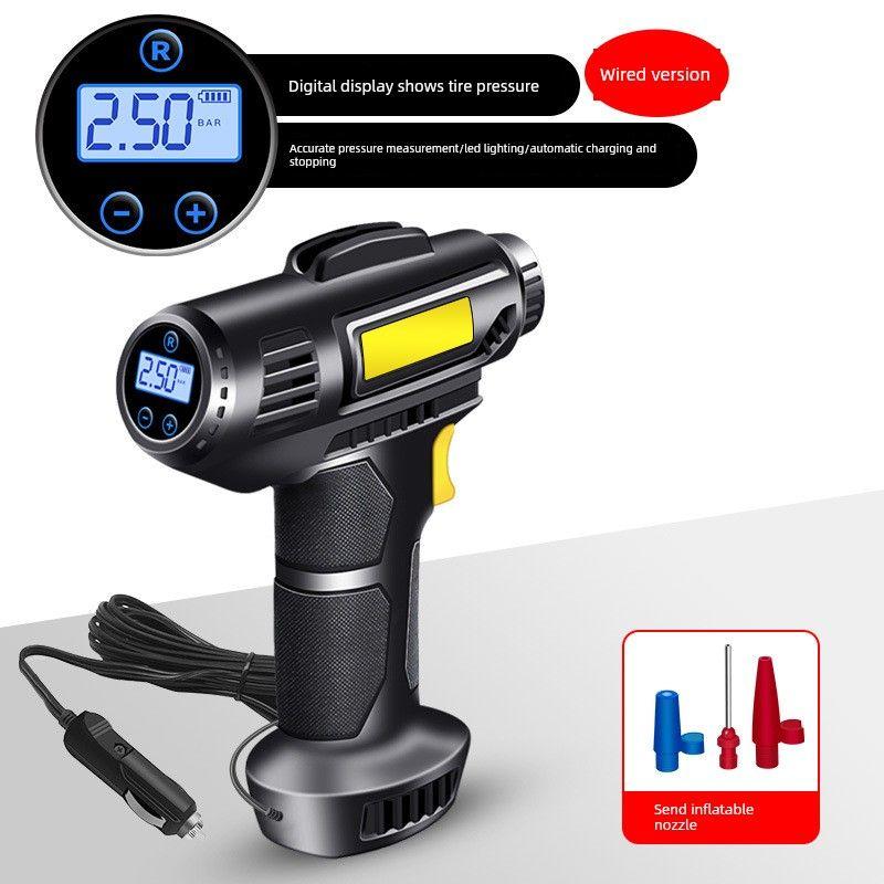 Electric Car Air Pump, Car Air Pump, Car Tire Inflator, Small Car-Style USB Tire Air Pump
